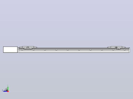 皮带直线轴双滑块型TPA-GCBS-150-P80-L450-QR-M75-N3右视缩略图
