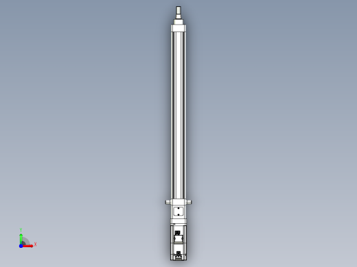 轻载电动缸TPA-ESR40-1210C-L500-M-TC-W-P40-C3前视缩略图