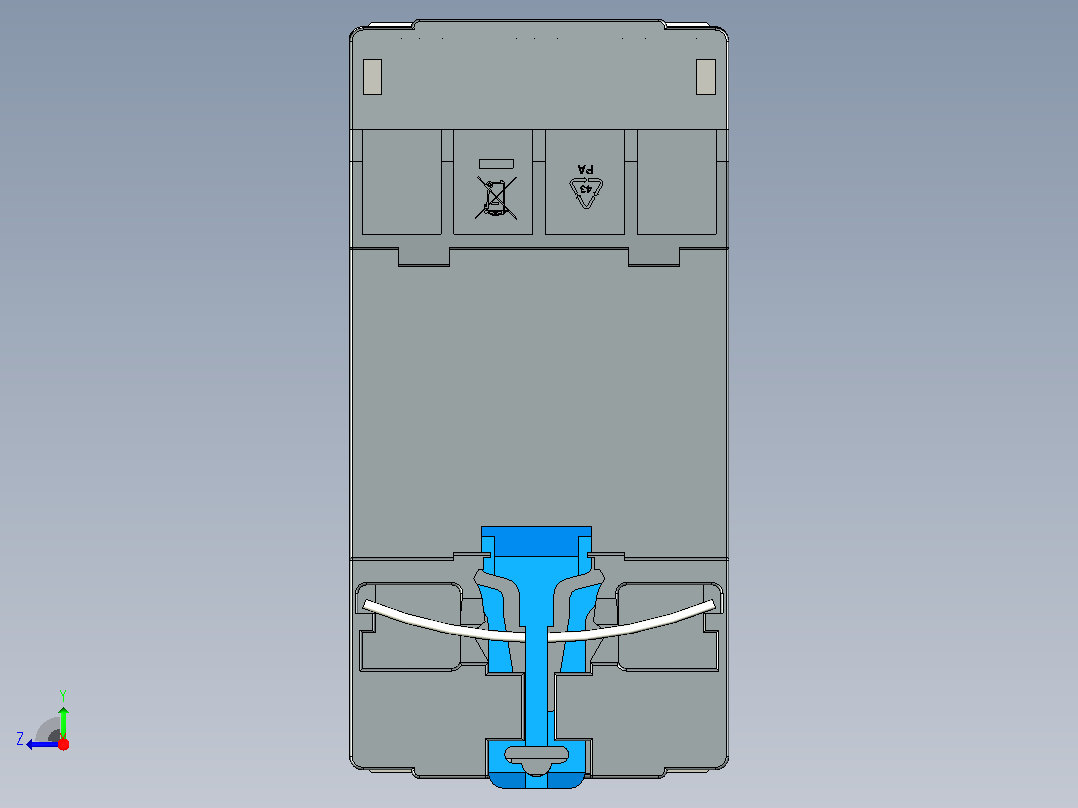 NS5-32交流电动机起动器三维模型202203右视图