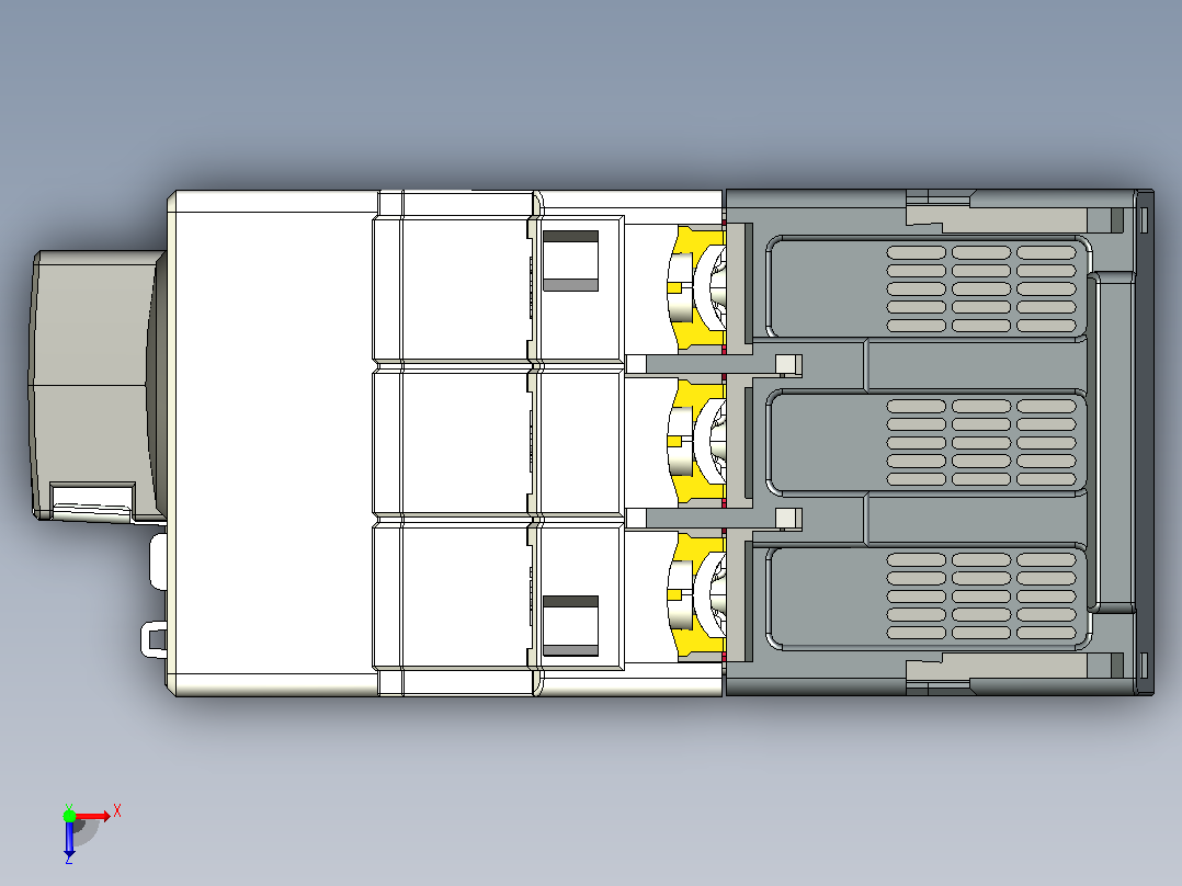 NS5-32交流电动机起动器三维模型202203俯视图