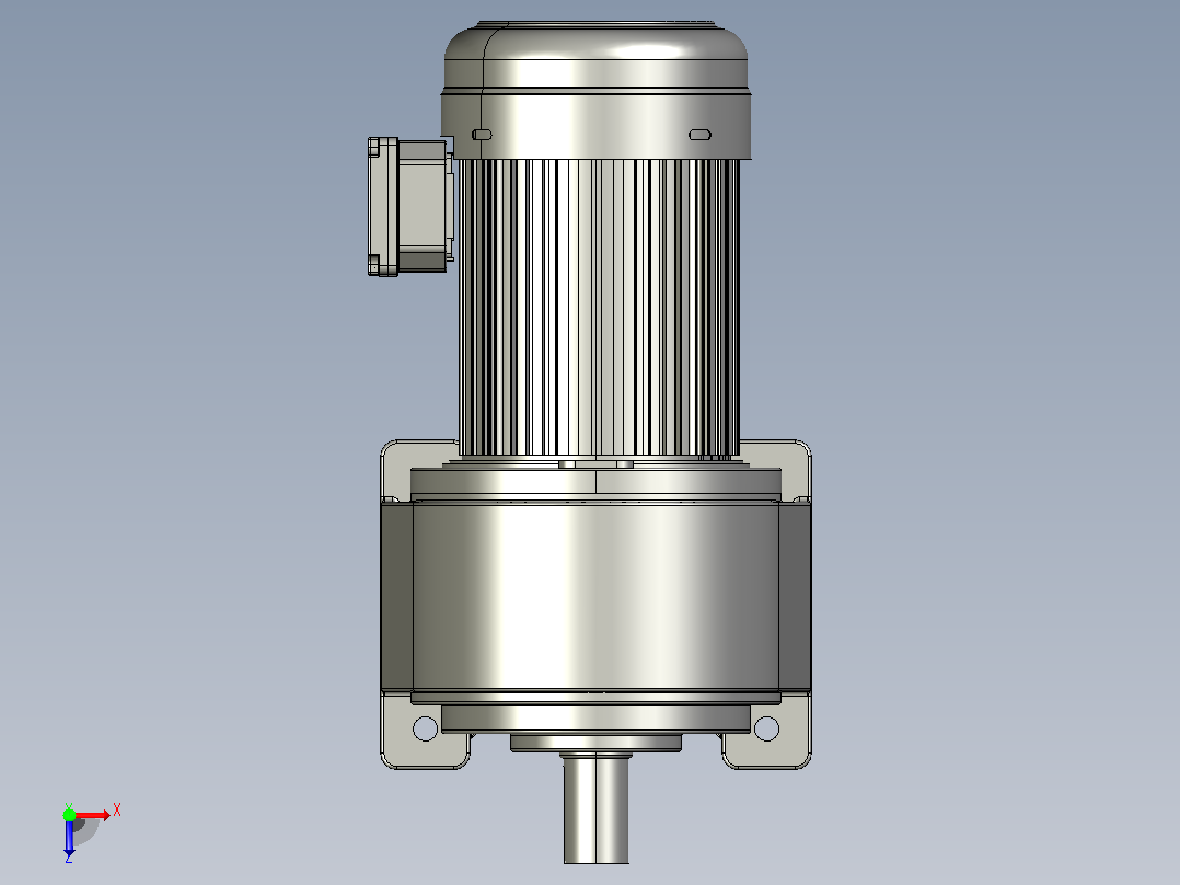 中型减速电机图纸ZH2200-S-3K-40K(40轴）俯视图