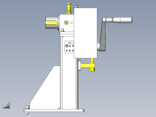 工件翻转夹具右视缩略图