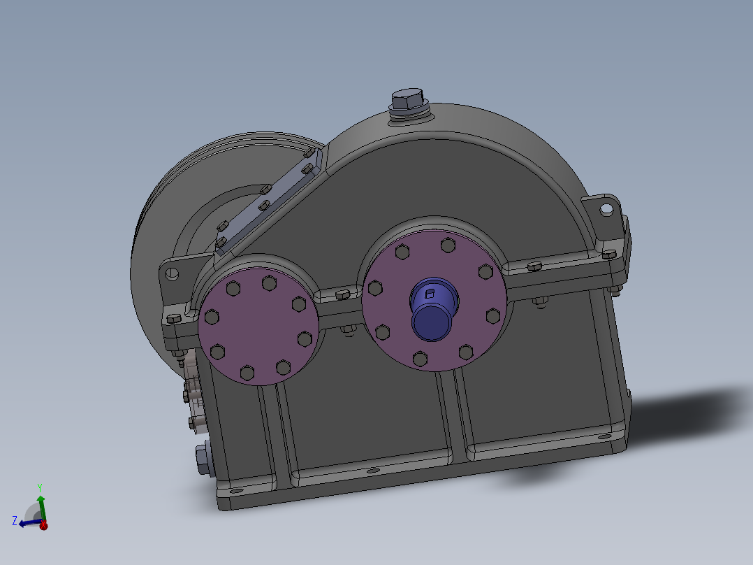 一级减速器减速箱