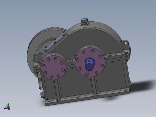 一级减速器减速箱