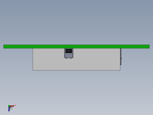 3D冷库库体装配图俯视缩略图