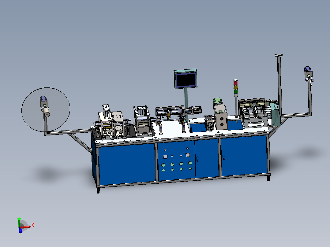 载带成型机总装配