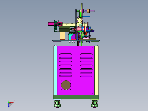 飞达转编带电子元器件测试设备俯视缩略图