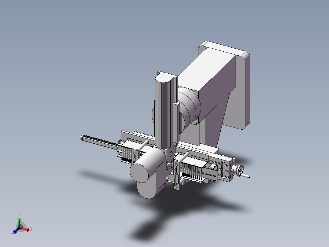 自动送料加工机床
