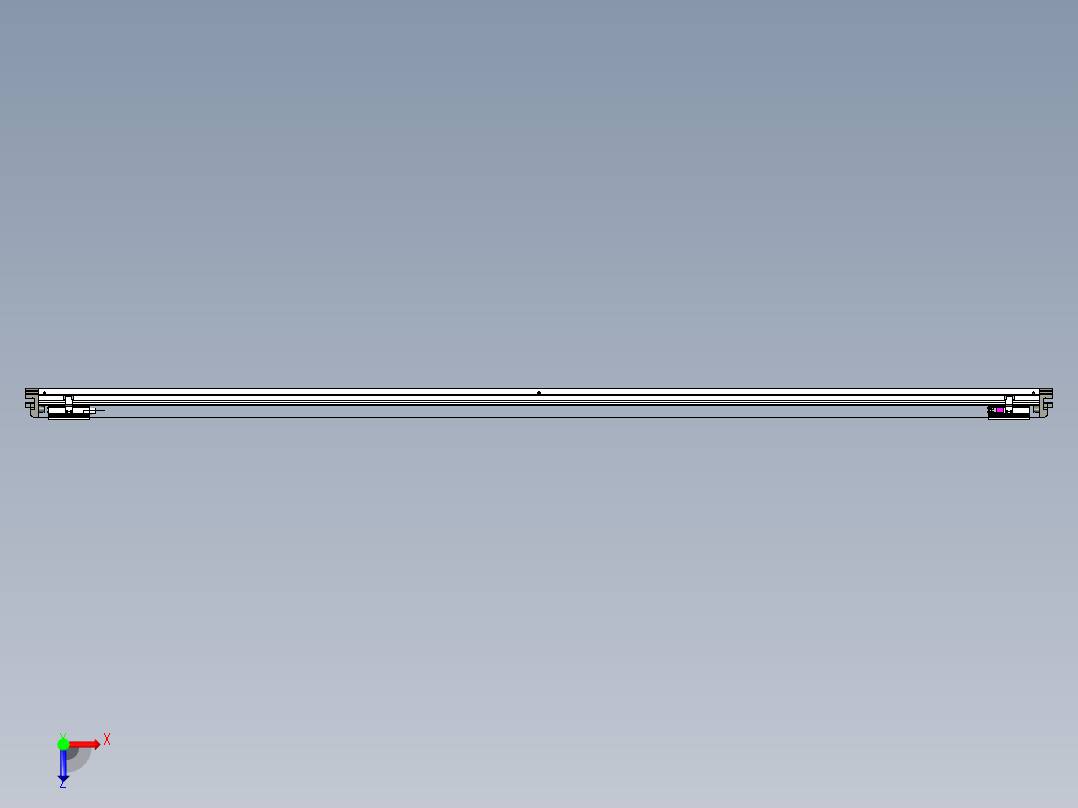 威洛博VL系列3d模型模组2VL14S1Y-S2350俯视图