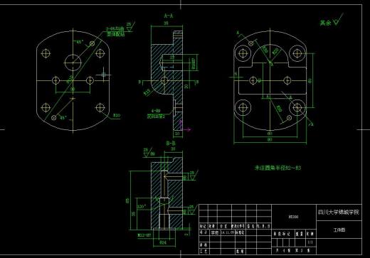 Q349-泵盖（盖类）零件机械加工工艺规程及钻18孔夹具设计【三维UG造型】缩略图