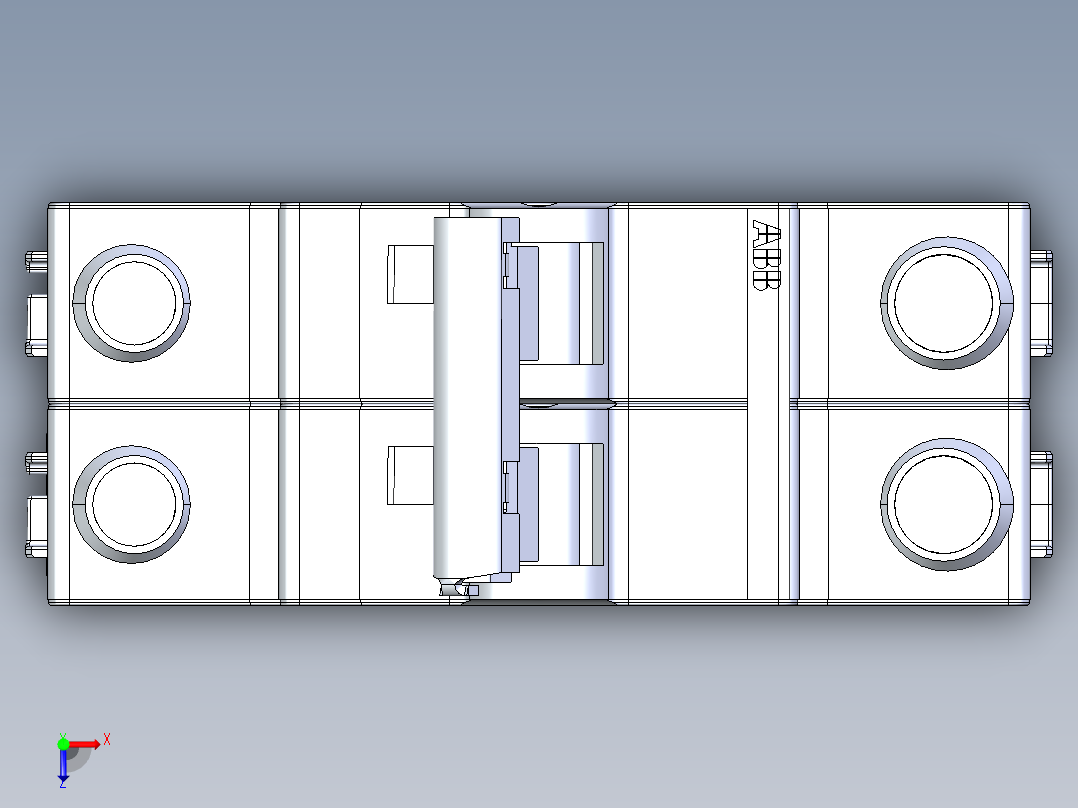 ABB断路器俯视图