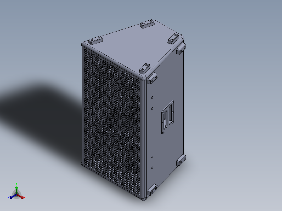 音响正等轴测图