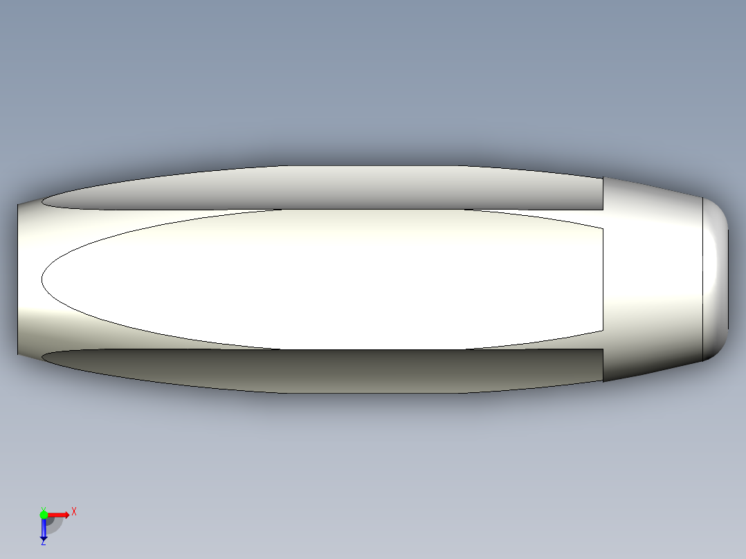 人體工學把手(軟性塑膠)EGH-SOFT-3D多系列多零件图纸模型俯视图