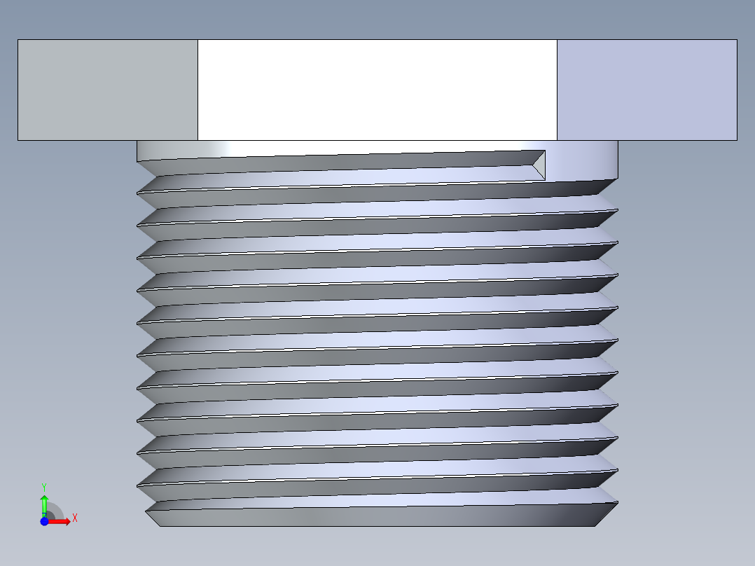 CPVC管件18-Sch80_ReducerBushing_MPTxFPT_9839-101_0.75in x 0.5in前视图