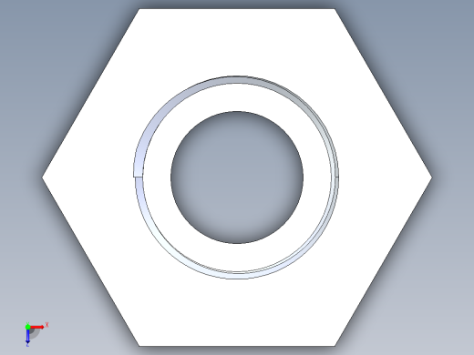 CPVC管件18-Sch80_ReducerBushing_MPTxFPT_9839-101_0.75in x 0.5in俯视缩略图