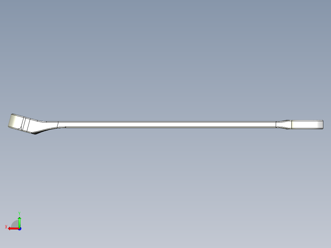 10 毫米组合扳手--stp后视图