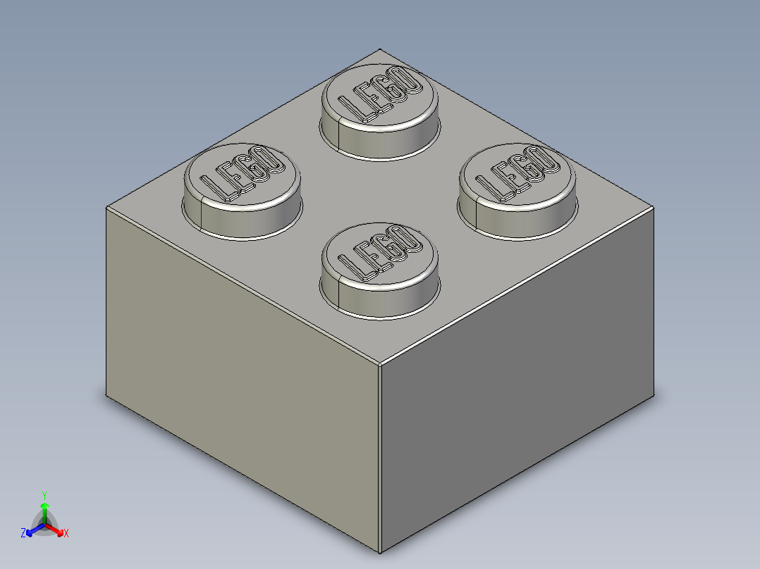 乐高套装 4421基本积木-4211387 - 3003 Medium Stone Grey Brick 2 x 2.STEP