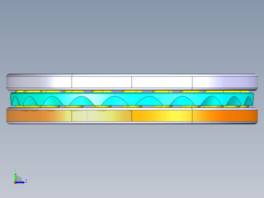 平面推力球轴承51113左视缩略图