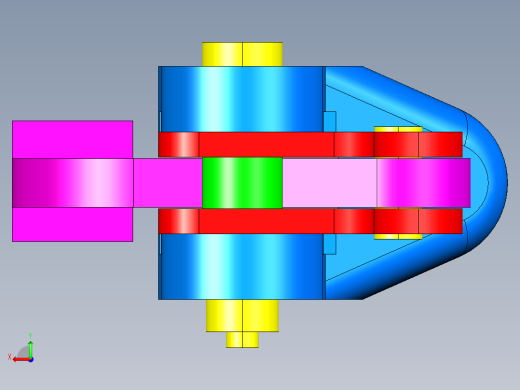 德克斯TUNKERS气缸数模T5-01.2BA后视缩略图