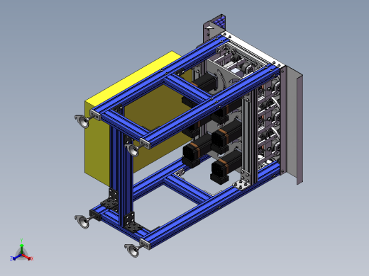 摆轮分拣输送机正等轴测缩略图