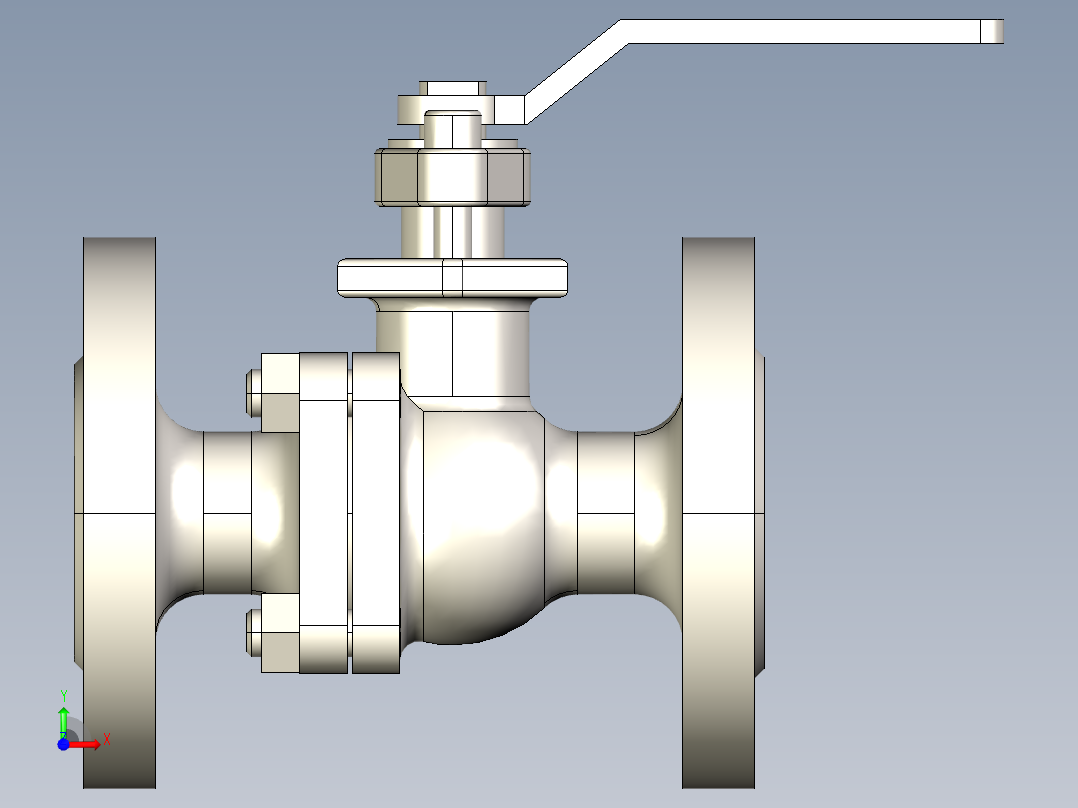 阀门模型-DN25____前视图