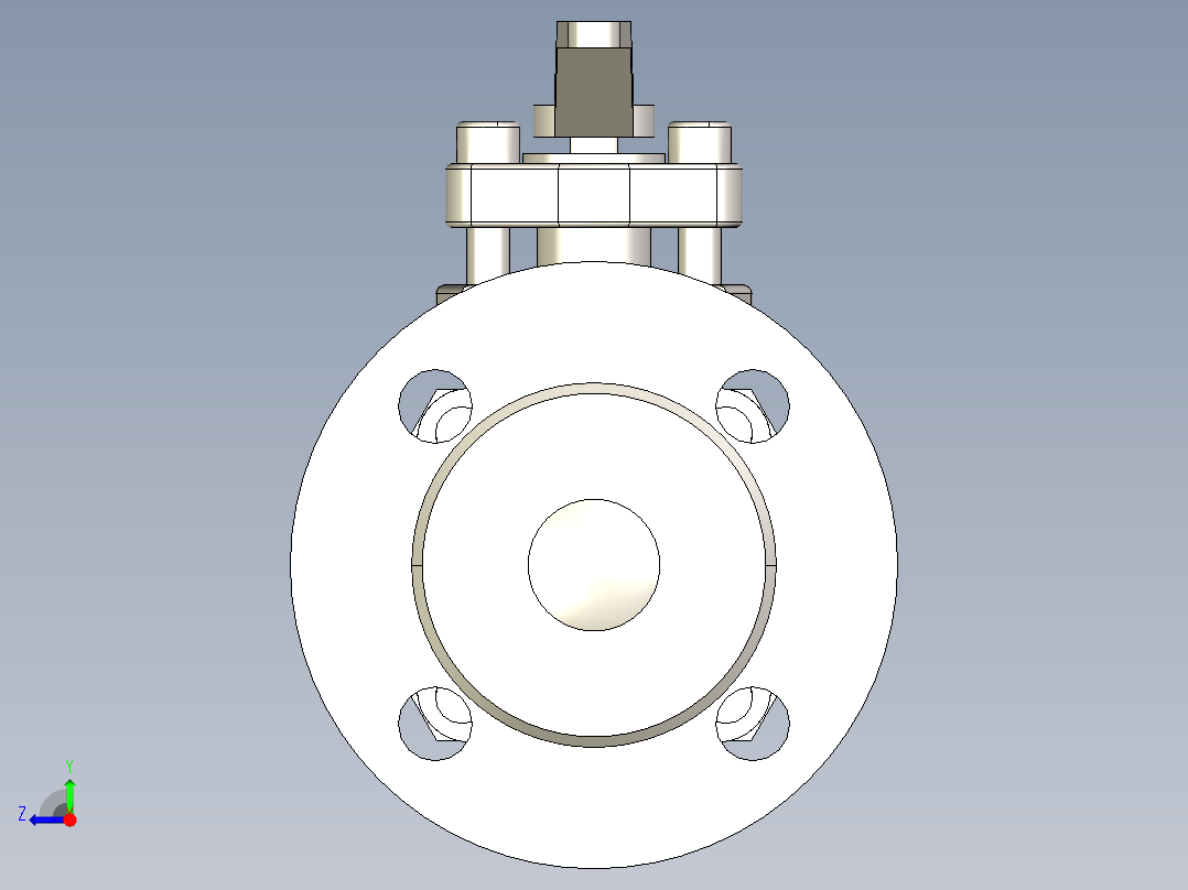阀门模型-DN25____右视图