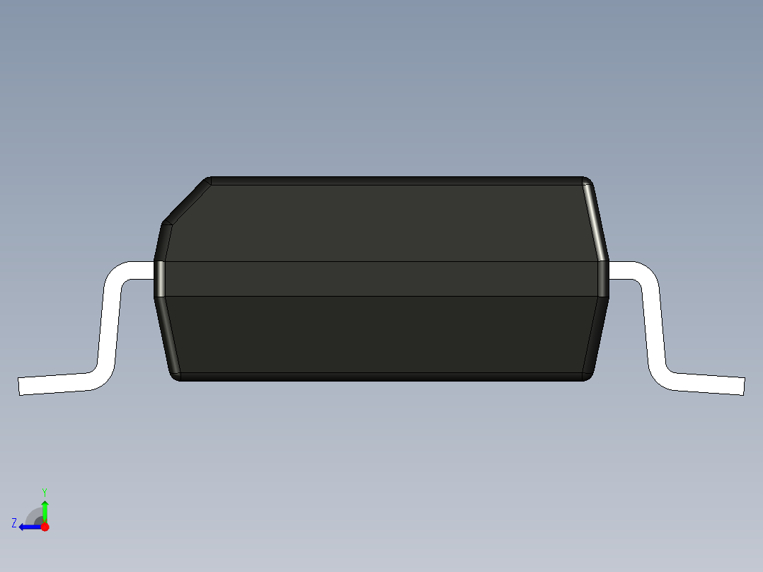 元器件3D封装SOP-8159右视图