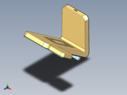 三合一无线充正等轴测缩略图