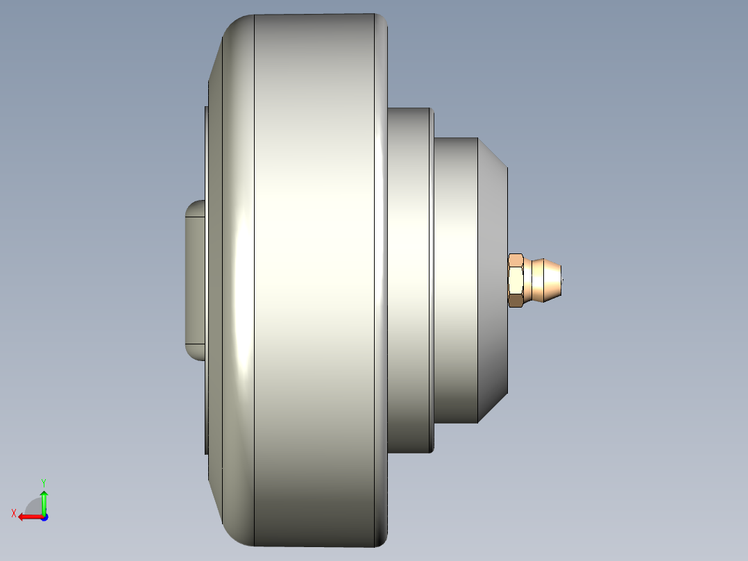组合轴承后视图