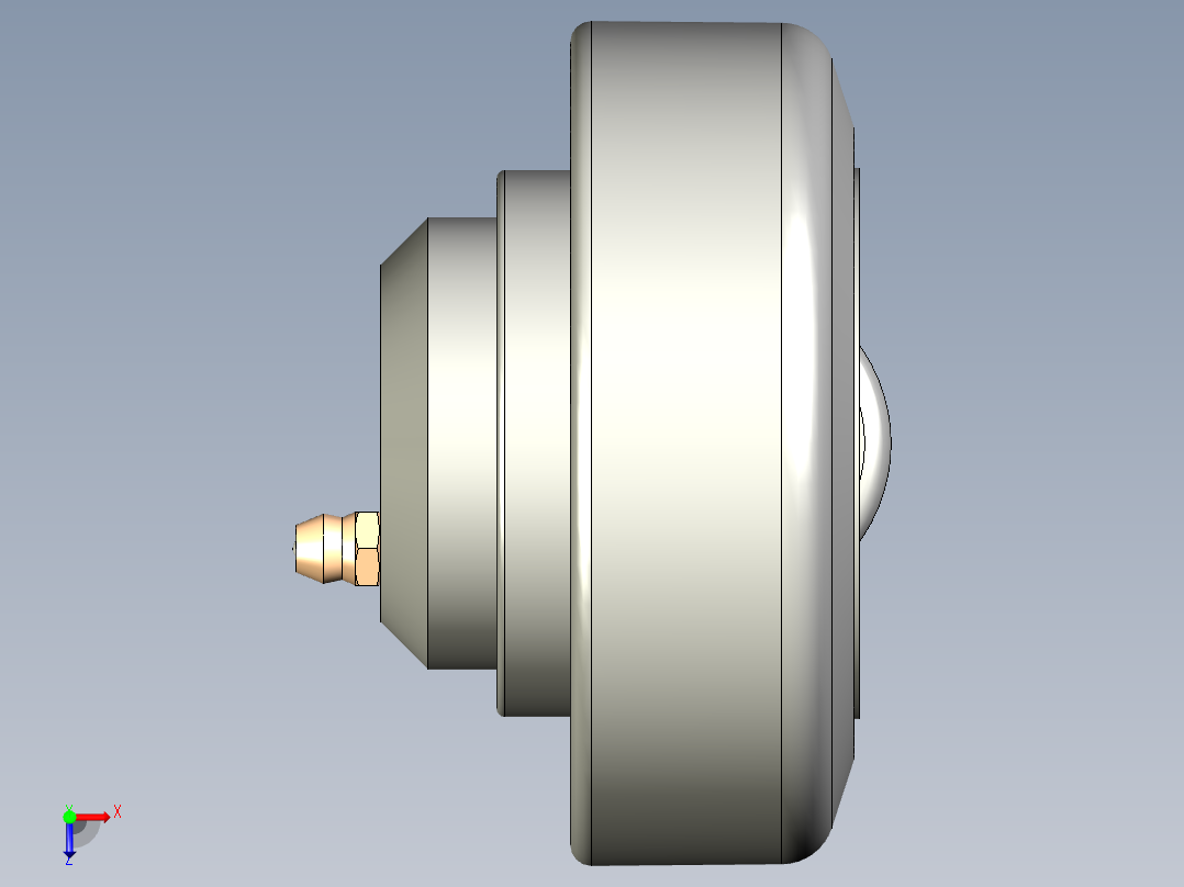 组合轴承俯视图