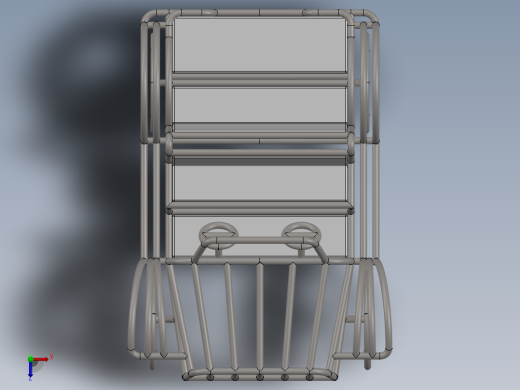 儿童攀爬架7座车俯视缩略图
