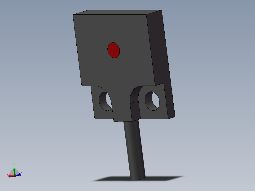 翻转盘对射传感器松下ex-21aEFG123f主视图