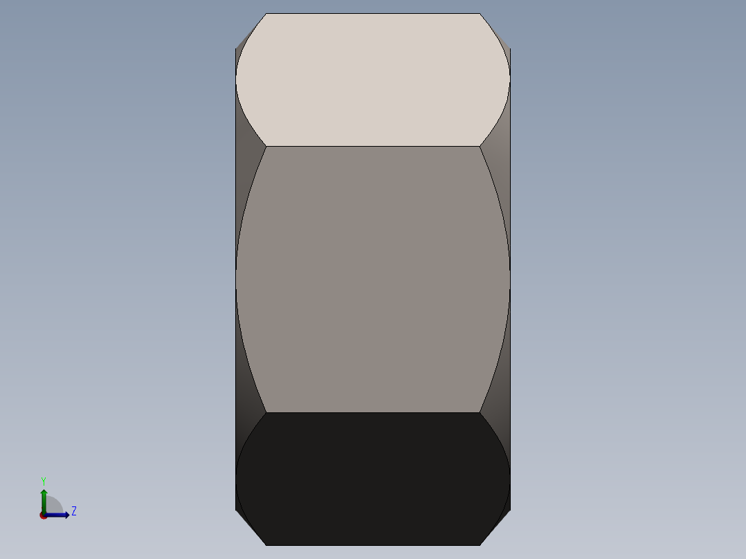 hnut 0.6250-11-d-n左视图