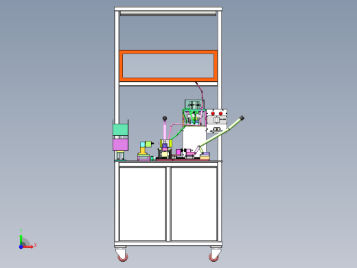 油管接头组装（sw18可编辑+cad+bom）前视缩略图