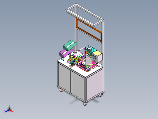 油管接头组装（sw18可编辑+cad+bom）正等轴测缩略图