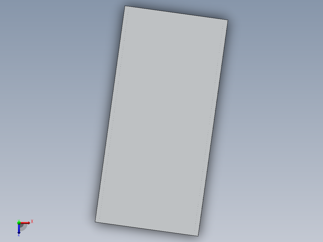 智能快递柜3D模型俯视图