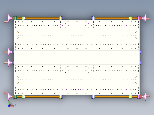 步梯柔性兼容夹具设计前视缩略图