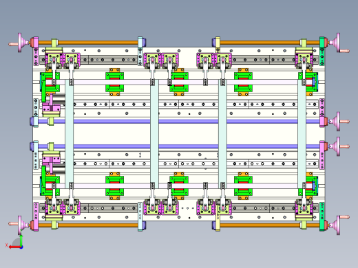 步梯柔性兼容夹具设计后视缩略图