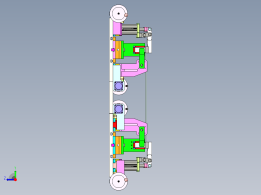 步梯柔性兼容夹具设计右视缩略图