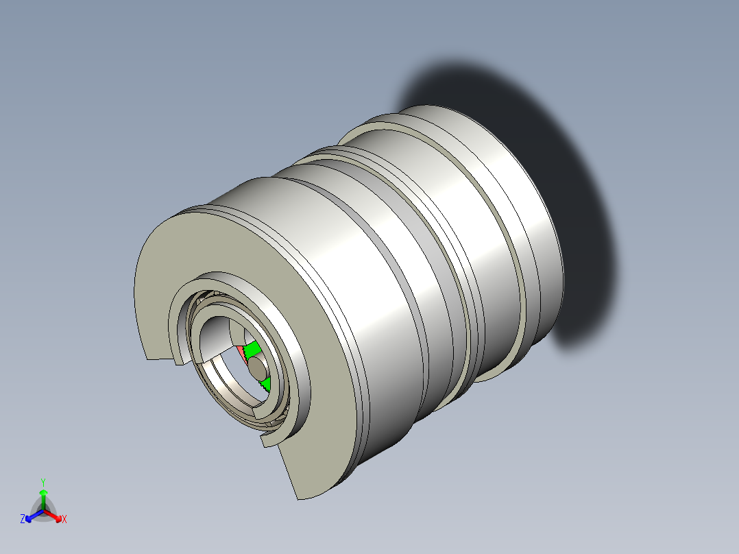 风电齿轮箱设计正等轴测图
