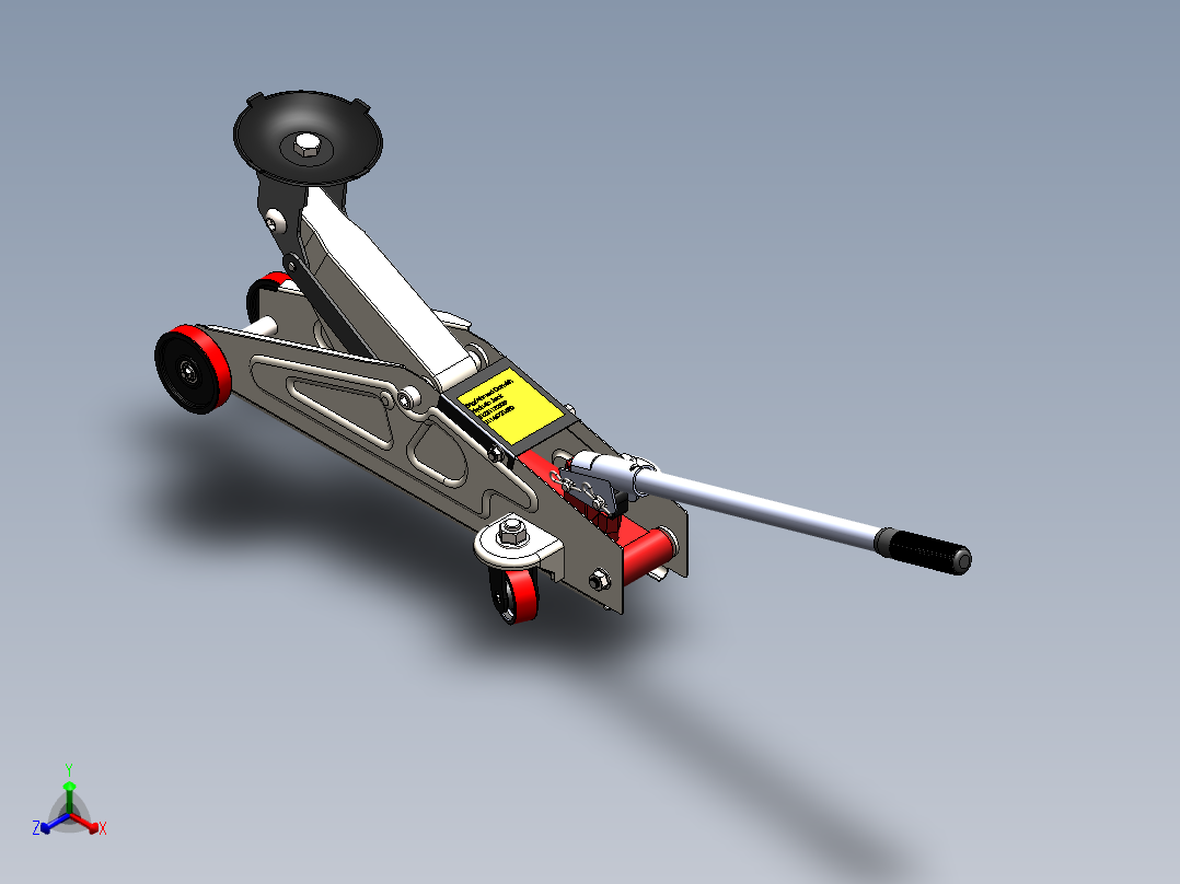 千斤顶(20)正等轴测图