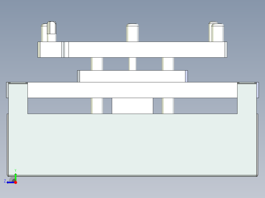 顶升定位B320L400右视图