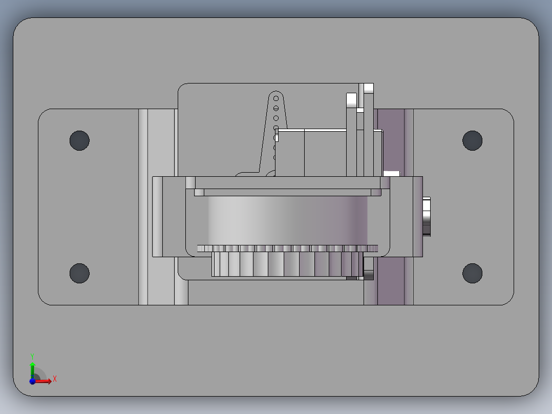 舵机云台前视图