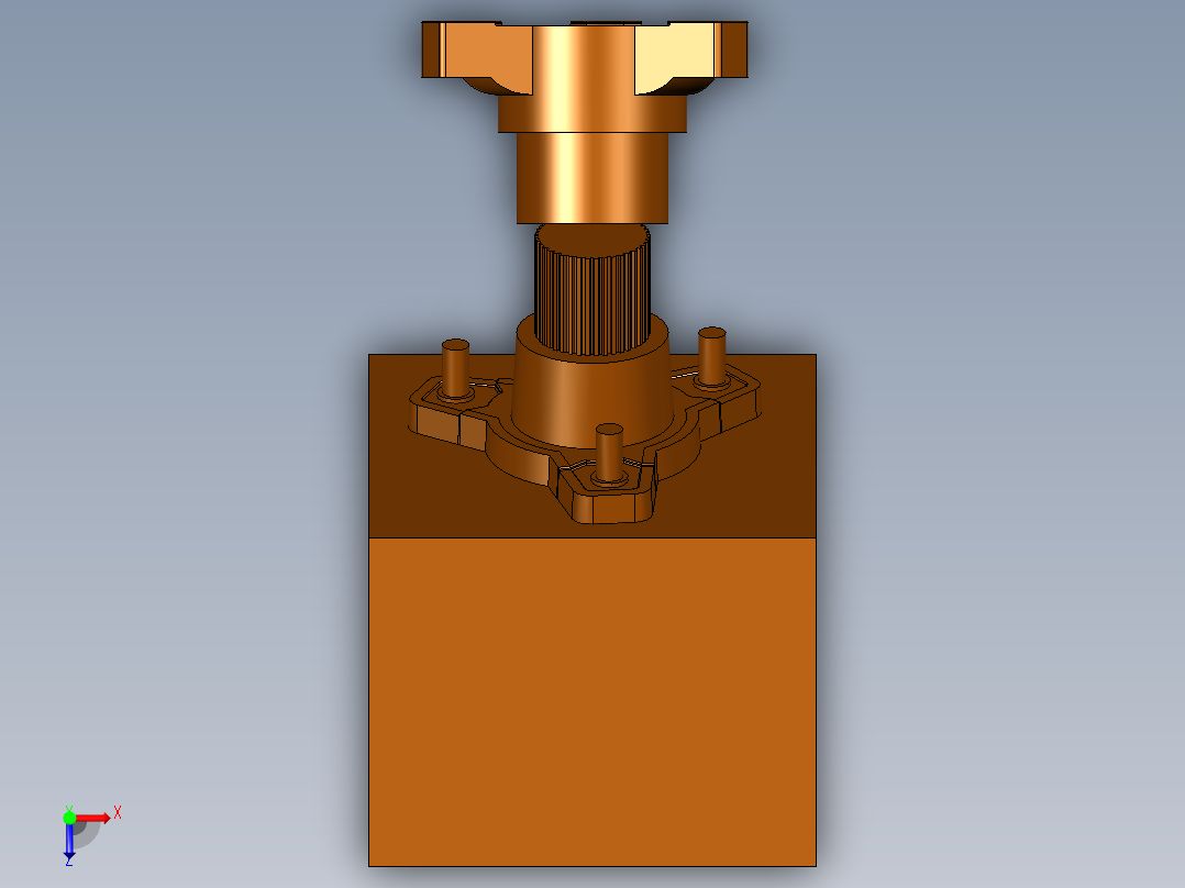 A2005286-核心与型腔设计 2俯视图