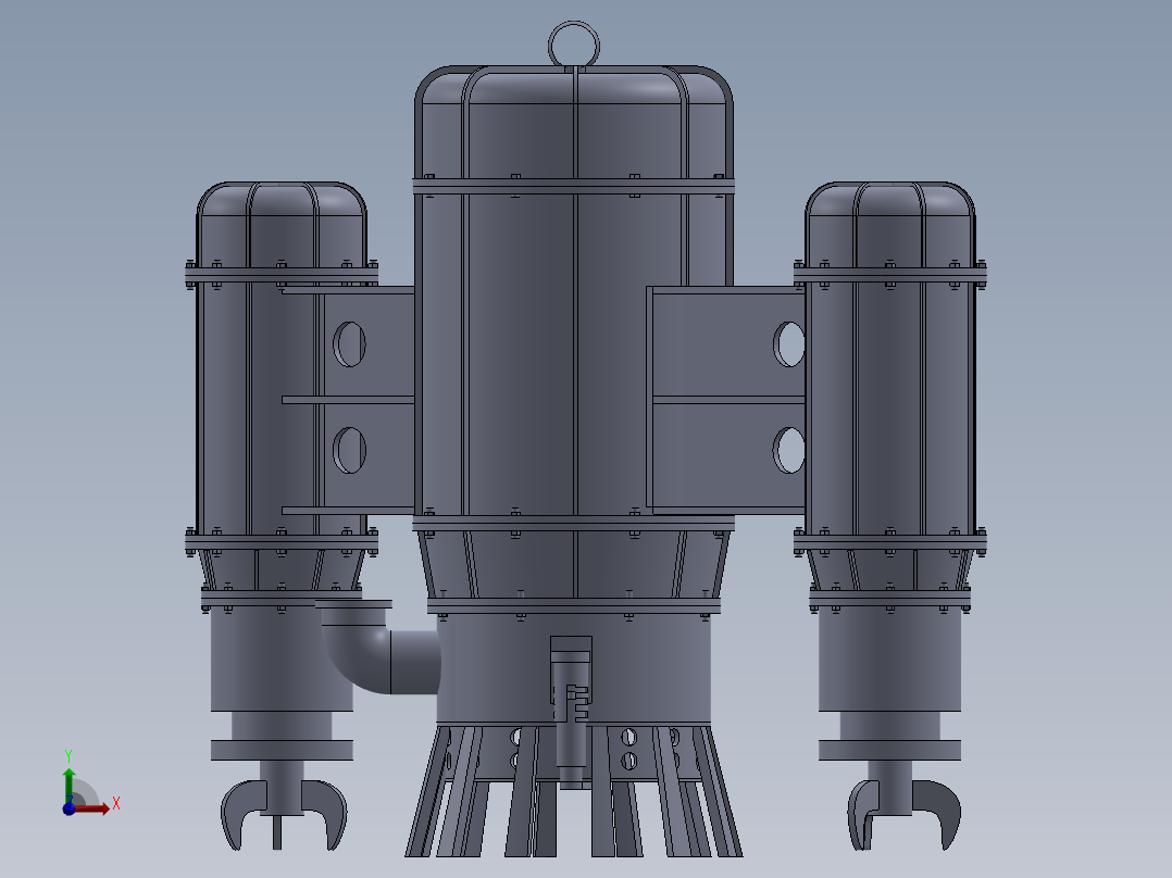 清淤装置前视图