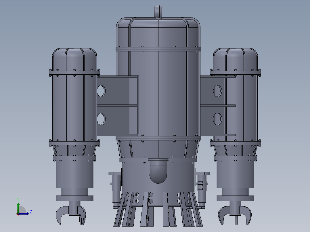 清淤装置左视图