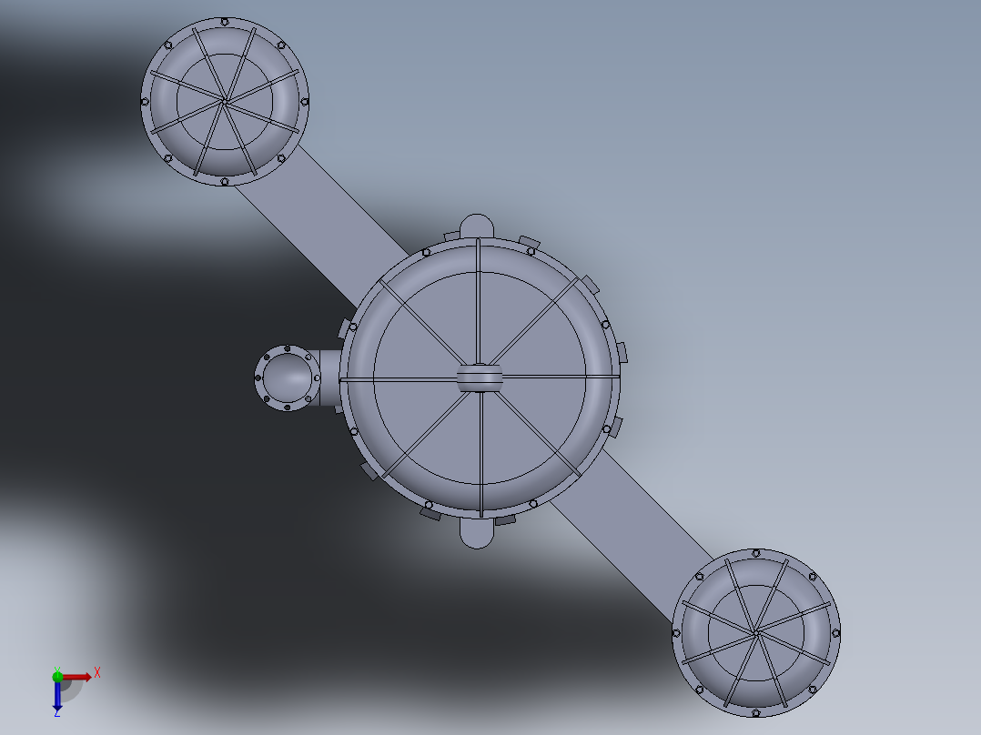 清淤装置俯视图