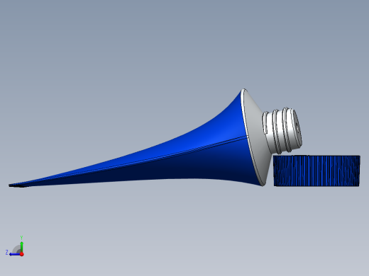 机油管 3D模型SolidWorks三维设计图右视缩略图