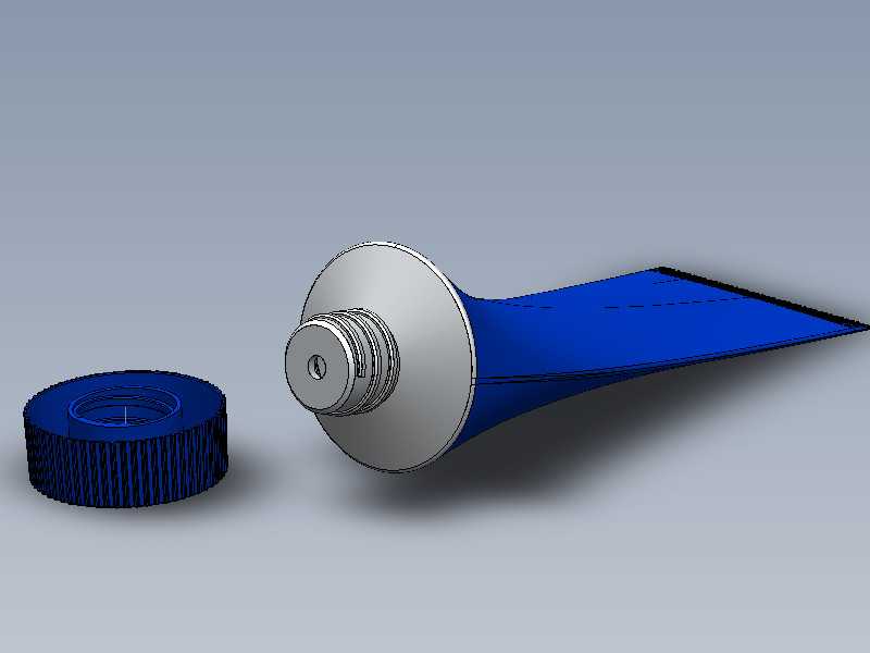 机油管 3D模型SolidWorks三维设计图