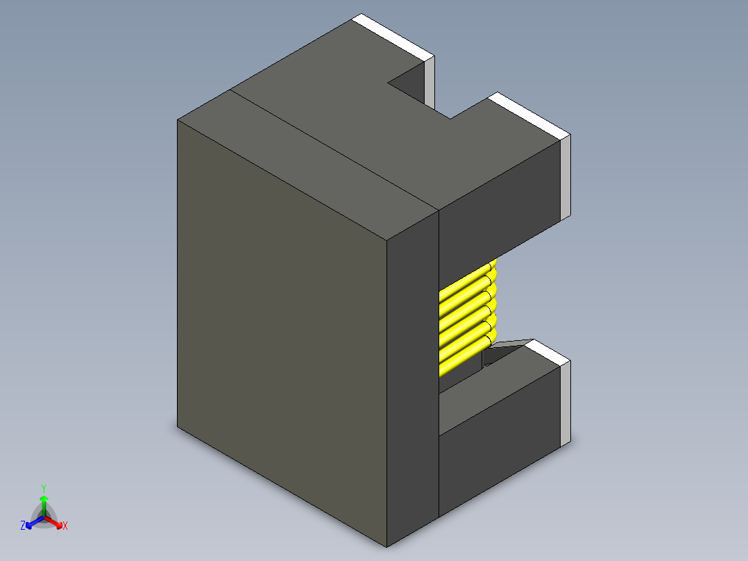 CMC1210U-900正等轴测图